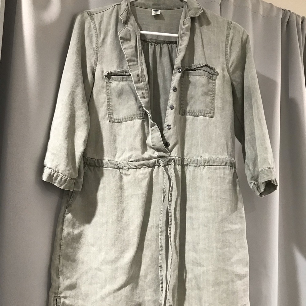 Light green fall/winter dress